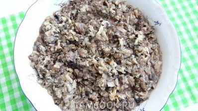 грибная икра из вареных грибов