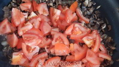 грибная икра с помидорами