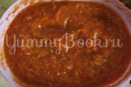 Икра баклажанная с красным перцем