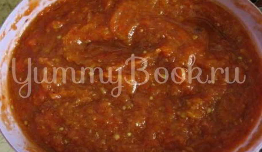 Рецепт икры баклажанной с красным перцем