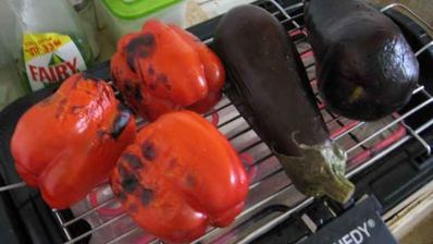 икра баклажанная с красным перцем