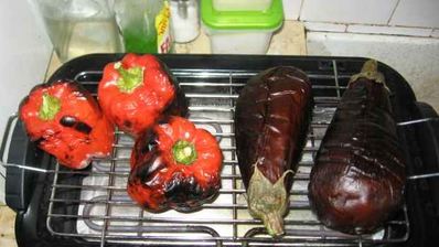 икра баклажанная с красным перцем