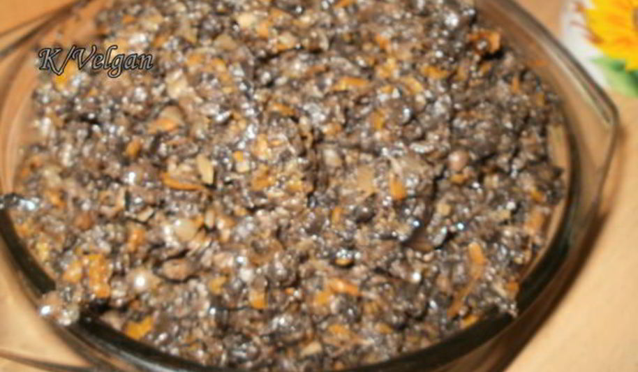 Рецепт икры грибной