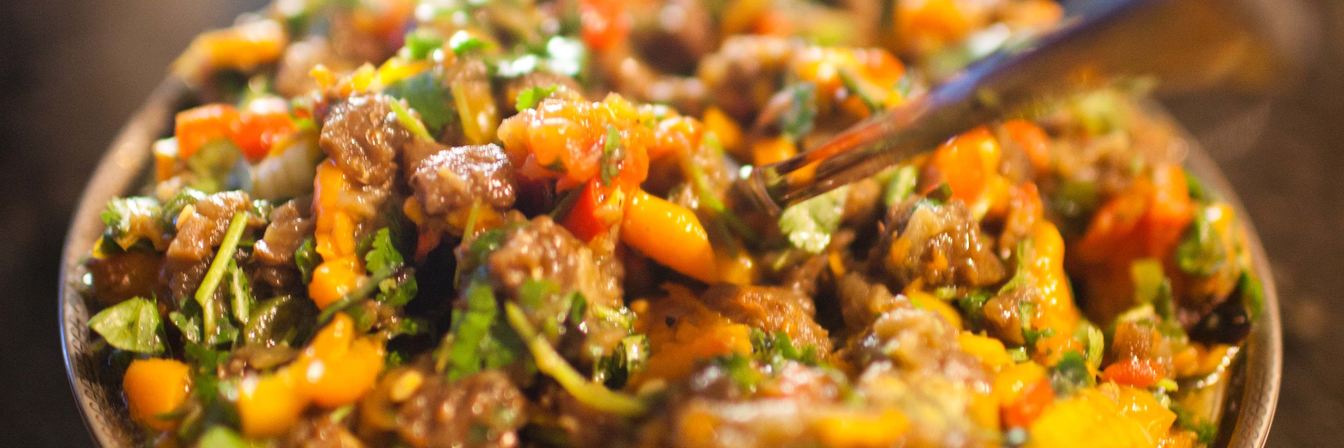 Икра из баклажан с болгарским перцем