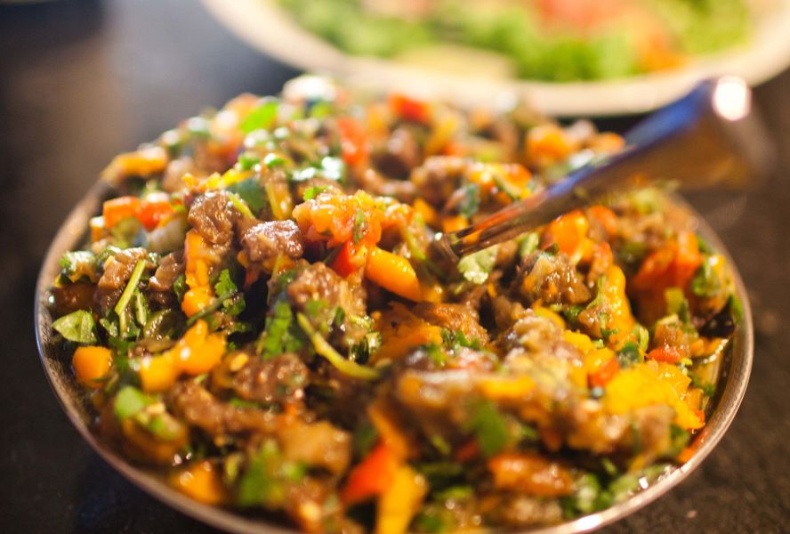 Икра из баклажан с болгарским перцем