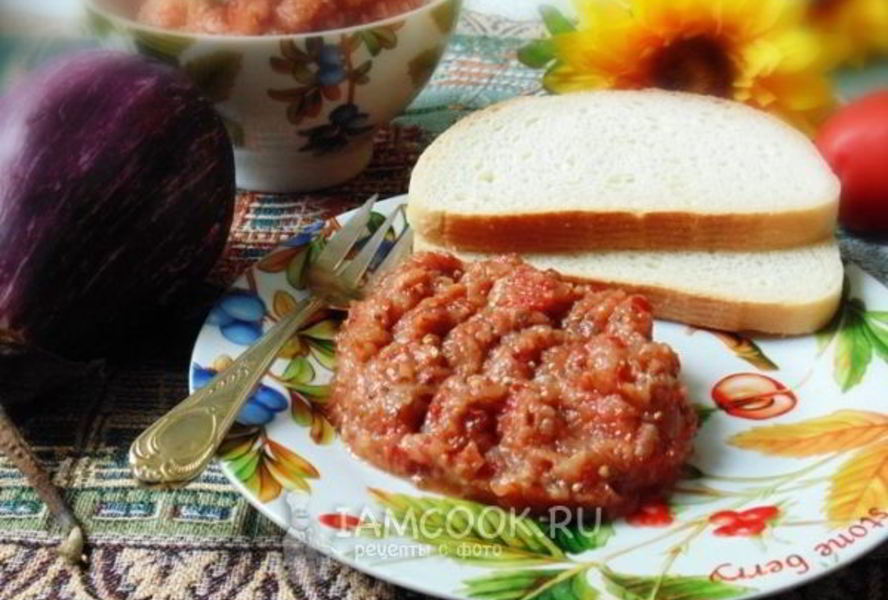 Икра из баклажанов и перца по-Донецки