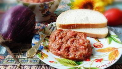 икра из баклажанов и перца по-донецки