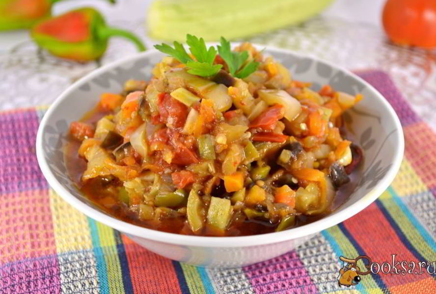 Икра из кабачков и баклажанов в мультиварке