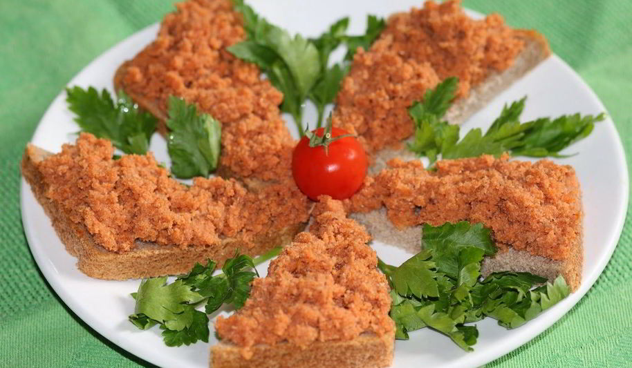 Рецепт икры из манки