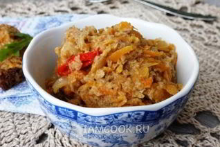 Икра из соленых грибов