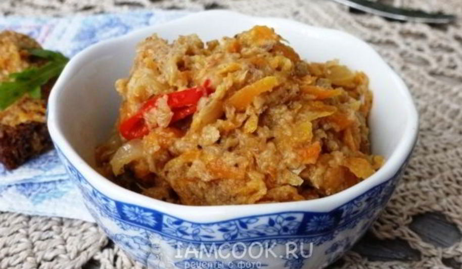 Рецепт икры из соленых грибов