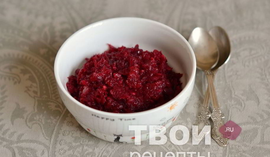 Рецепт икры из свеклы