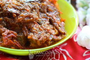 Икра из замороженных овощей