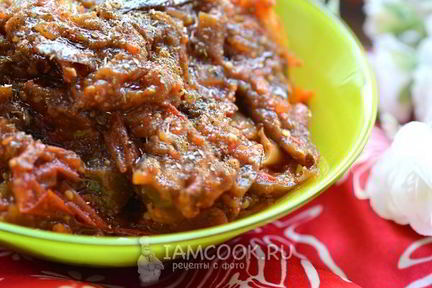 Икра из замороженных овощей