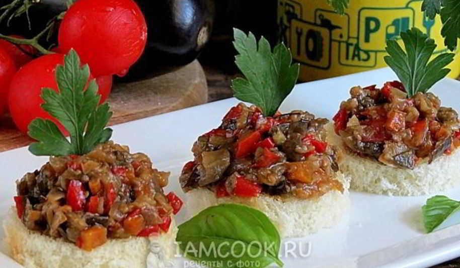 Рецепт икры из запеченных баклажанов