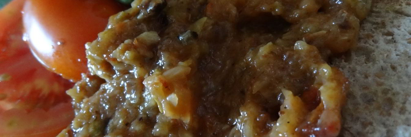 Икра кабачковая с карамелизированным луком в глазури из бальзамического уксуса