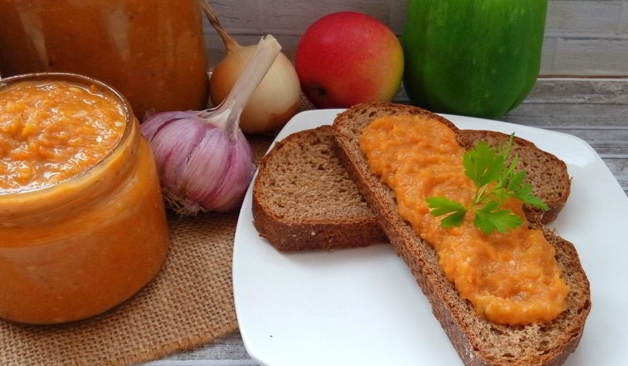 Рецепт икры овощной