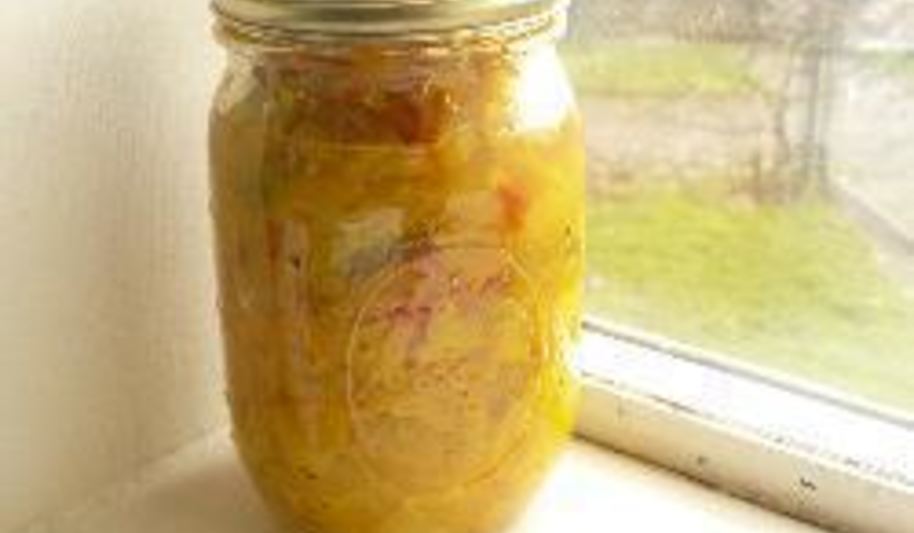 Рецепт икры-релиша из кабачков, лука и сладкого перца