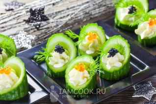 Икра с огурцами