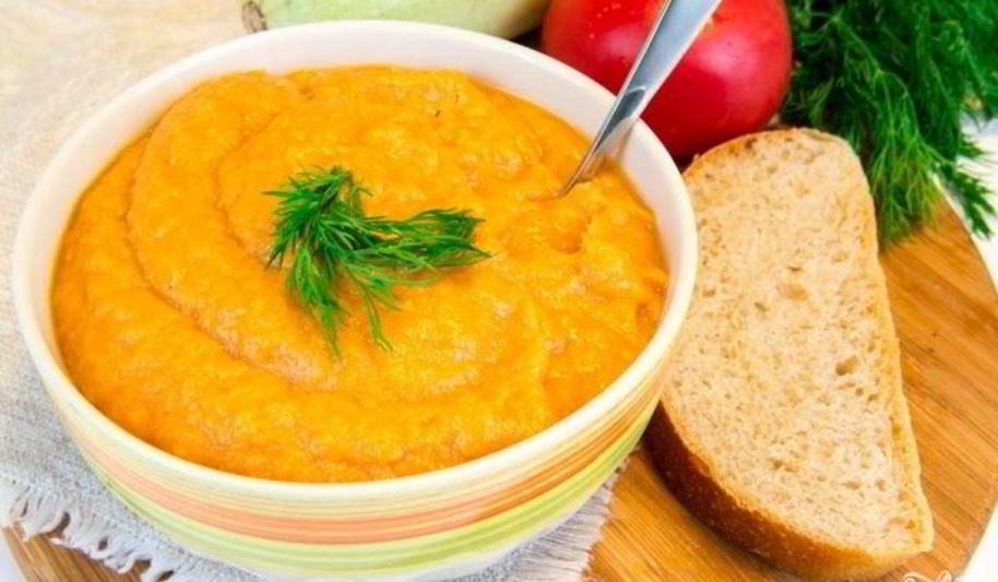 Рецепт кабачковой икры без моркови с томатной пастой