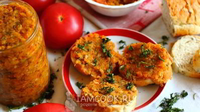 кабачковая икра без томатной пасты