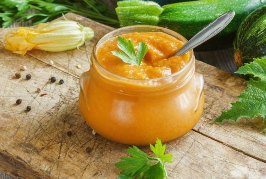 Кабачковая икра из запеченных в духовке овощей