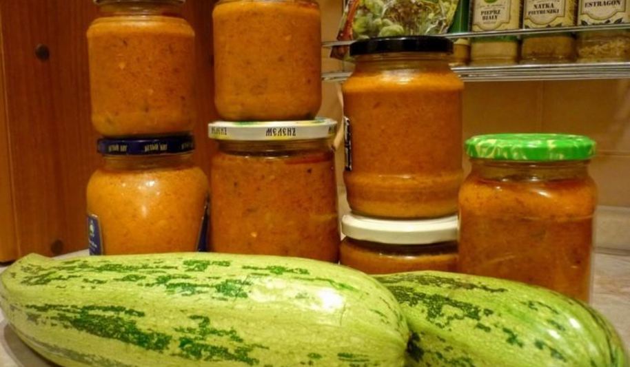 Рецепт кабачковой икры с болгарским перцем и томатной пастой