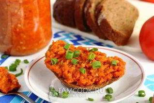 Кабачковая икра с морковью