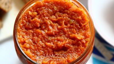 кабачковая икра с морковью