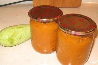 Кабачковая икра с перцем на зиму