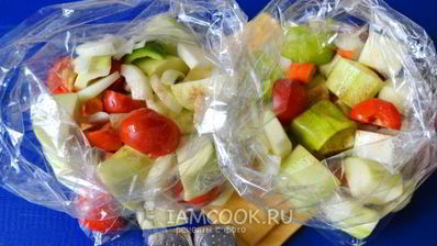 кабачковая икра в рукаве для запекания