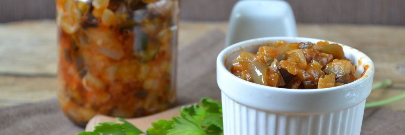 Кабачково-баклажанная икра на зиму