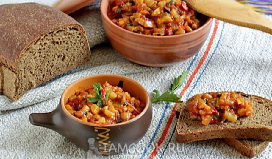 Рецепт кабачкова-баклажанной икра по-восточному