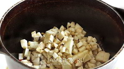 кабачково-баклажанная икра по-восточному