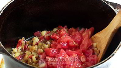 кабачково-баклажанная икра по-восточному