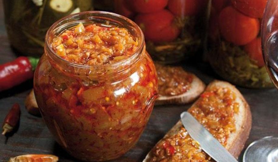 Рецепт овощной икры из баклажанов и перца