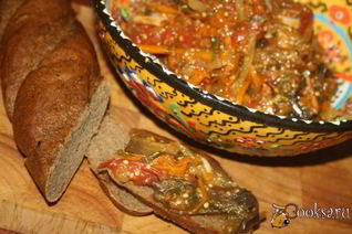 Овощная икра в мультиварке