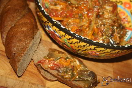 Овощная икра в мультиварке