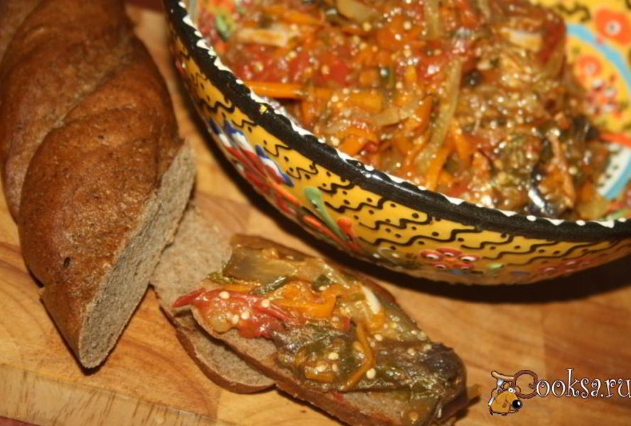 Овощная икра в мультиварке