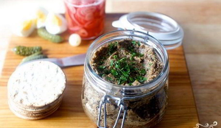 Рецепт постной грибной икры