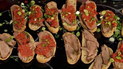 четыре вида канапе