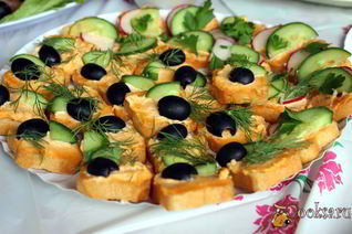 Канапе Морская фантазия