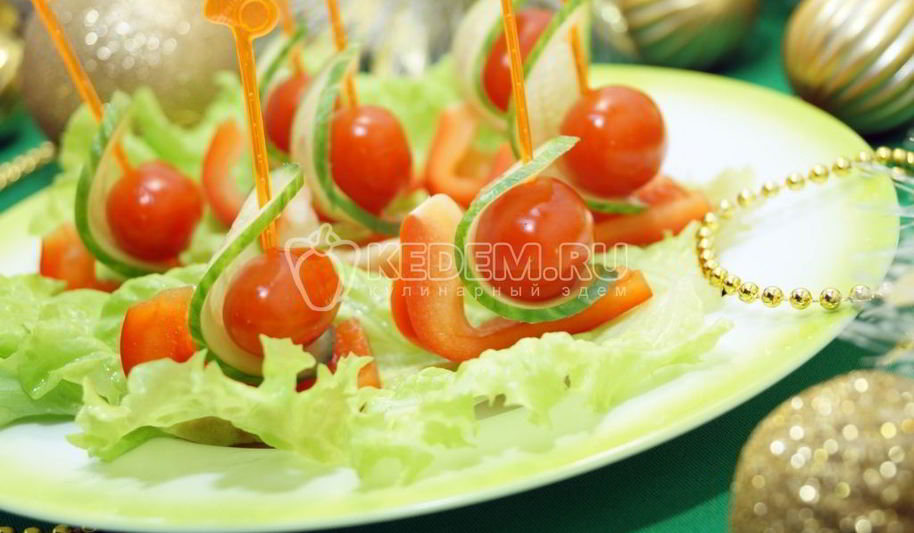 Рецепт канапе на праздничный стол кораблики