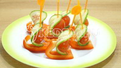 канапе на праздничный стол кораблики