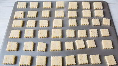 канапе на сырном печенье