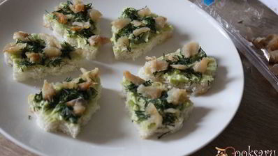 канапе новогодние елочки