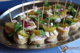 Канапе Под водочку