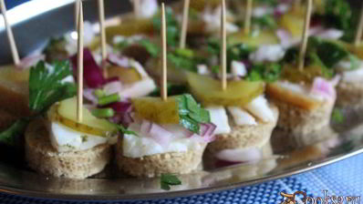 канапе под водочку