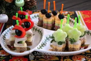 Канапе Праздничное ассорти