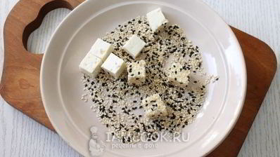 канапе с брынзой и помидорами черри